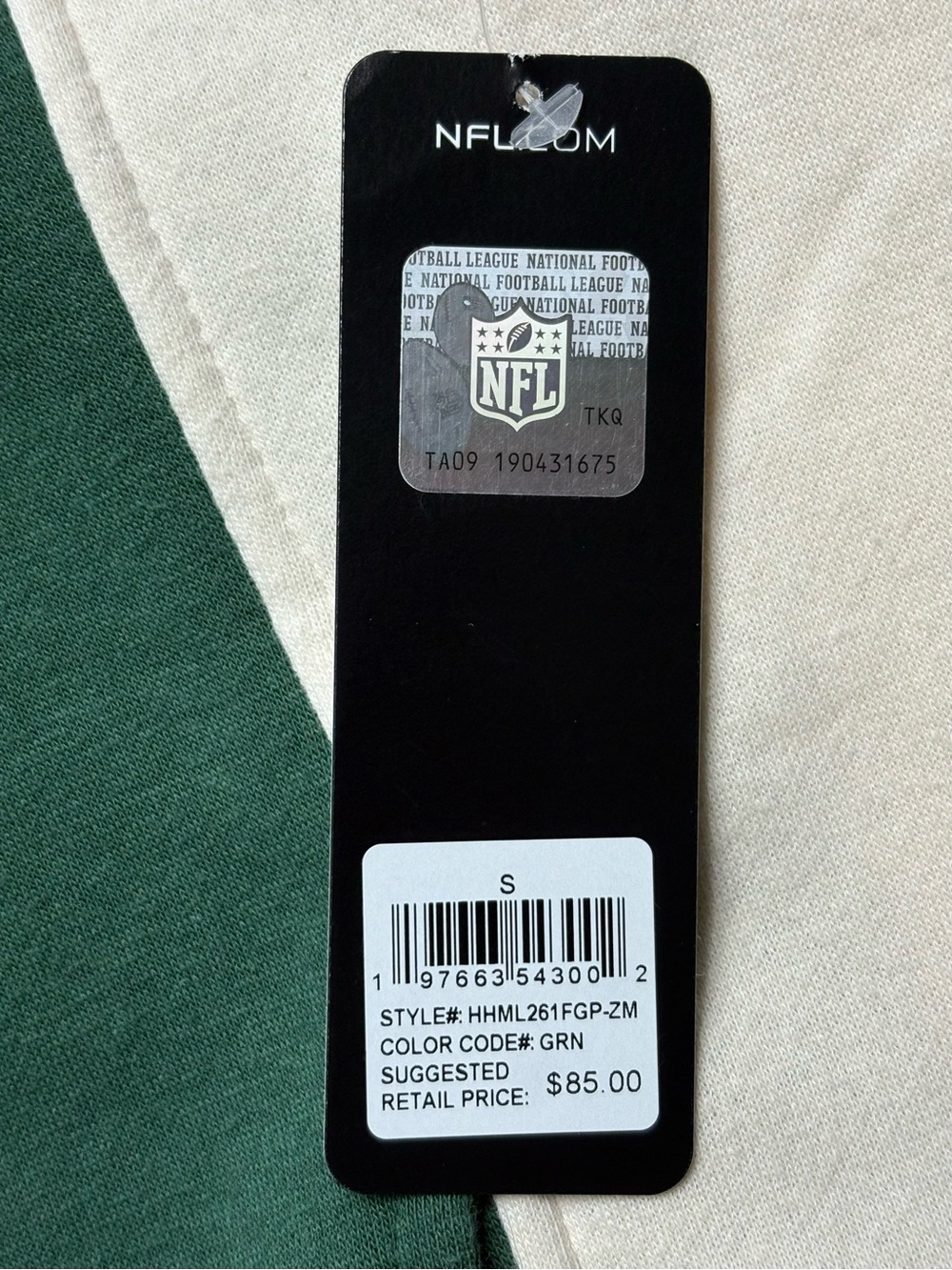 NWT Ultra Game NFL Green Bay Packers Rewind Colorblock Fleece Hoodie Size S - Picture 10 of 10